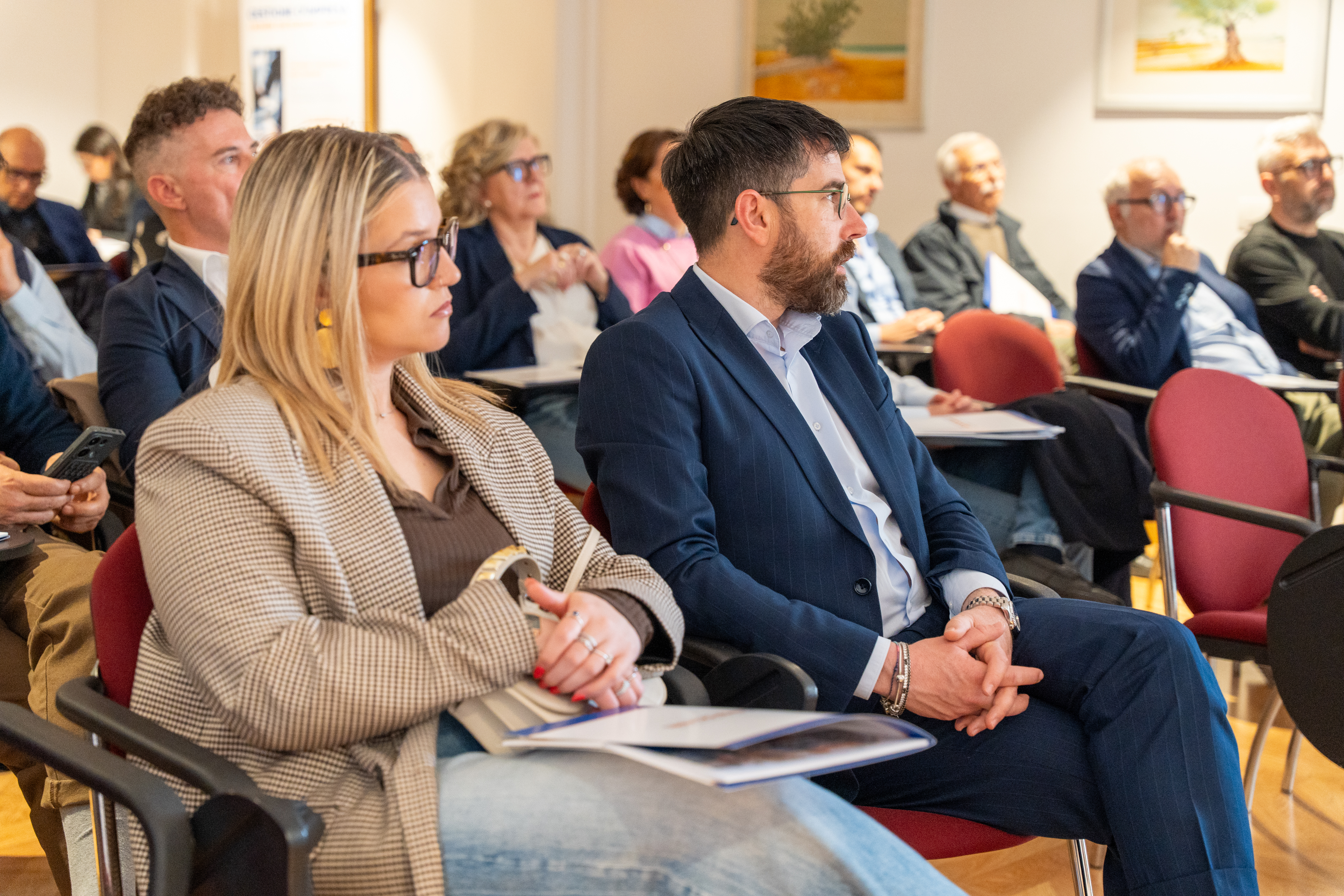 Imprenditori durante l'evento Jobempower